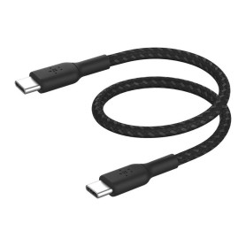 Câble Tressé USB-C / USB-C 0.15M BELKIN CAB004BT0MBK - Noir
