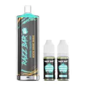 Vapoteuse, Puff - RAZZ BAR 42K+ Menthe Banane Ananas, prix de gros