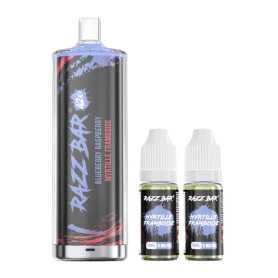 Vapoteuse, Puff - RAZZ BAR 42K+ Myrtille Framboise, prix de gros