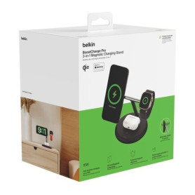 Chargeur, Station de Charge, Dock - Station de Recharge 3-en-1 Qi2 BELKIN 15W - WIZ023vfBK, prix de gros.