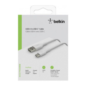 Chargeur, Connecteur - Câble USB-C 1M BELKIN - Blanc, prix de gros.
