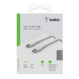 Câble USB-C 1M BELKIN CAB003bt1MWH | Etech-Parts