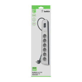 Power Strip, Surge Protector - 6 Outlets - 2M BELKIN - BSV603CA2M, wholesale price