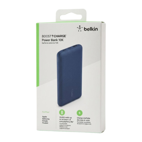 Chargeur portable, Batterie externe - PowerBank 10 000 mAh 15W - Noir BELKIN, prix de gros.