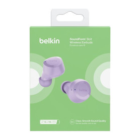 Ecouteurs TWS SoundForm Bolt BELKIN AUC009BTLV - Lavande