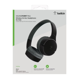 Soundform Mini Casque Bluetooth Enfant BELKIN AUD002btBKV3 - Noir