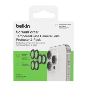 Protection Caméra iPhone 15 Pro/15 Pro Max (Lot de 2) BELKIN OVA180hqBK