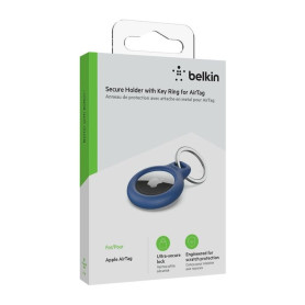 Support Bleu AirTag (Attache Métal) BELKIN F8W973BTBLU - Bleu