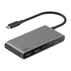 Hub USB-C 5-en-1 BELKIN AVC022hqSGY - Gris Sidéral