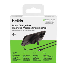 Chargeur Magnétique Qi2 15W BoostCharge Pro BELKIN WIA011kqBK - Noir
