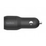 Belkin 2-Port USB Car Charger Kit with MicroUSB Cable 24W