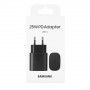 Adaptateur Secteur USB Type-C Samsung 25W Noir - Retail Box (Origine)