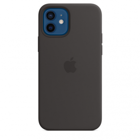 Coque en Silicone avec MagSafe iPhone 12 mini Noir (Apple)