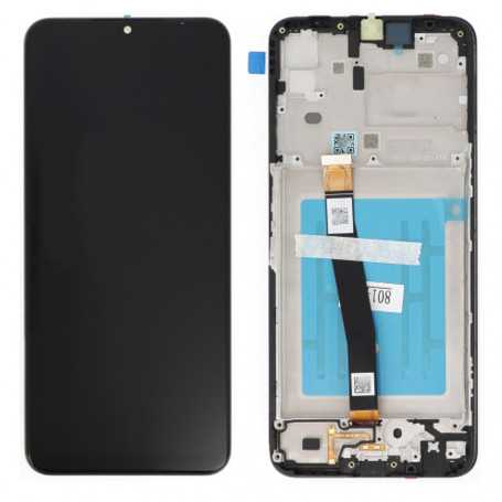 Screen Samsung Galaxy A22 5G (A226) Black + Frame (Service Pack)