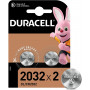 Pile bouton Lithium Duracell CR2032, 3V, 20mm x 2pcs