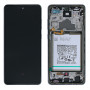 Screen Samsung Galaxy A72 4G/5G (A725F/A726B) Blue + Frame + Battery (Service Pack)