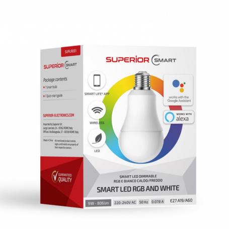 Smart RGB and LED Connected Bulb