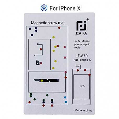 Patron Tapis de Réparation Magnétique iPhone X