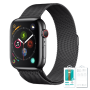 Bracelet, Montre - Bracelet pour Apple Watch 38/40/41mm DEVIA Milanese Watch Strap - Acier Inoxydable - Noir, prix de gros.