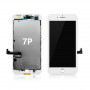 Ecran iPhone 7 Plus Blanc + Plaque métal + Joint Adhésif (OEM) Alternative d'origine