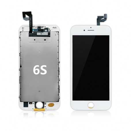 Screen iPhone 6S White + Metal Plate + Adhesive Seal (OEM) Original Alternative