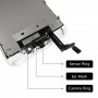 Ecran iPhone 6S Blanc + Plaque métal + Joint Adhésif (OEM) Alternative d'origine