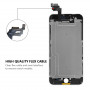 Screen iPhone 6 Plus Black + Metal Plate + Adhesive Seal (OEM) Original Alternative