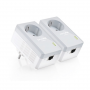 Adapters Pack of 2 Tp-Link 600Mbps Mini Cpl with integrated socket