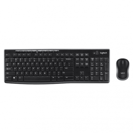 Ensemble Clavier et Souris Logitech MK270 Sans Fil Français AZERTY - Noir