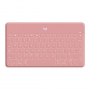 Clavier Bluetooth Logitech Keys-To-Go Français AZERTY - Rose