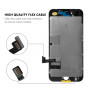Ecran iPhone 8/SE 2020/SE 2022 Noir + Plaque métal + Joint Adhésif (OEM) Alternative d'origine