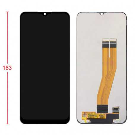 Ecran Samsung Galaxy A02S (A025G) / A03 (A035G) / A03S (A037G) Noir (OLED) Version longue