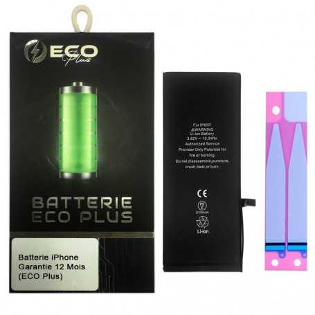 Batterie iPhone 7 Plus 3.82V/2900mAh + Adhésifs - Puce Ti (ECO Luxe)