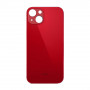 Vitre arrière iPhone 13 Rouge (Grand trou) Sans Logo