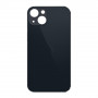 Vitre arrière iPhone 13 Mini Noir (Grand trou) Sans Logo