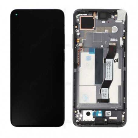 Ecran Xiaomi Mi 10T 5G / Mi 10T Pro 5G Noir + Châssis (Service pack)
