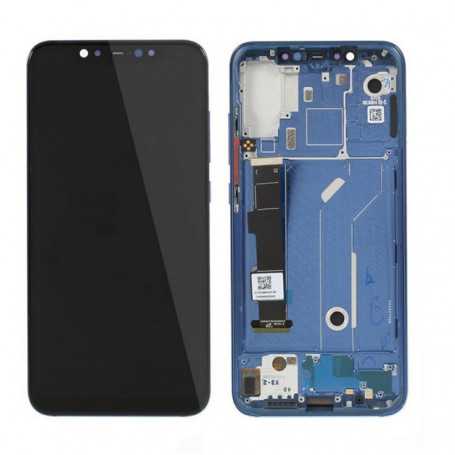 Ecran Xiaomi Redmi Note 8 Bleu + Châssis (Service pack)