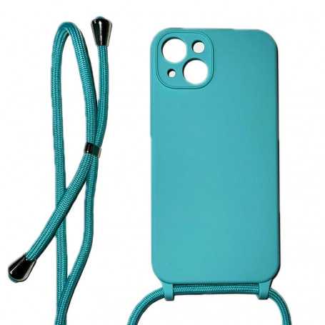 Coque de Protection en Silicone Multicolore avec Collier - iPhone 7-15 Pro Max