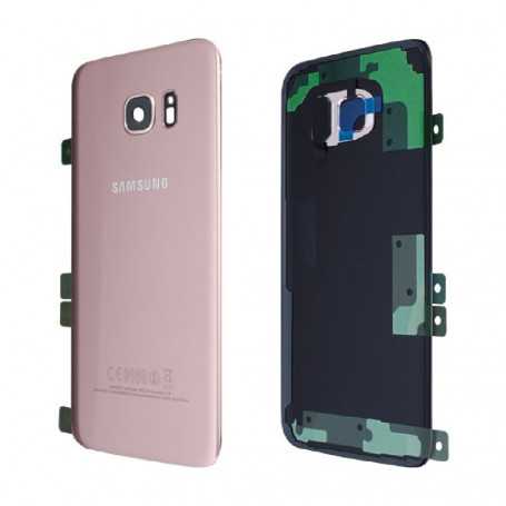 Vitre arrière Samsung Galaxy S7 Edge (G935F) Rose (Service Pack)