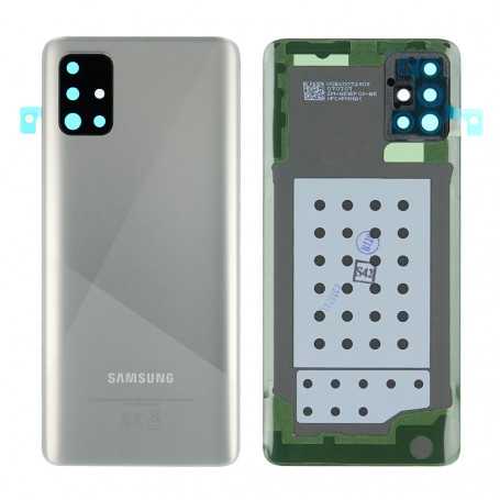 Vitre arrière Samsung Galaxy A51 (A515F) Prism Argent (Service Pack)