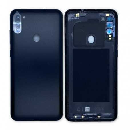 Vitre arrière Samsung Galaxy M11 (M115F) Noir (Service Pack)