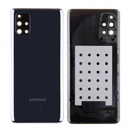 Vitre arrière Samsung Galaxy M51 (M515F) Prism Noir (Service Pack)