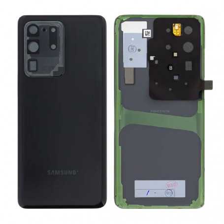 Vitre arrière Samsung Galaxy S20 Ultra 4G/5G (G988F/G988B) Noir (Service Pack)