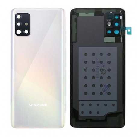 Vitre arrière Samsung Galaxy A51 (A515F) Prism Blanc (Service Pack)