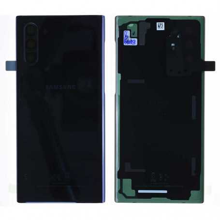 Vitre arrière Samsung Galaxy Note 10 (N970) Noir (Service Pack)