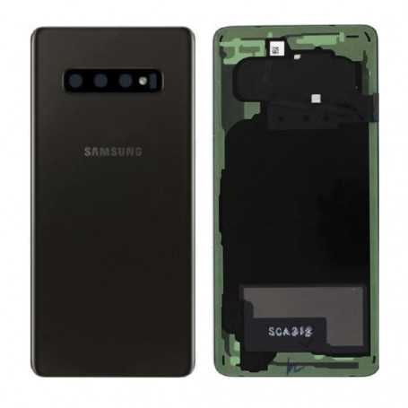 Vitre arrière Samsung Galaxy S10 Plus (G975F) Noir Céramique (Service Pack)