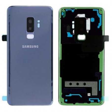 Vitre arrière Samsung Galaxy S9 Plus (G965F) Corail Bleu (Service Pack)