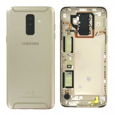 Vitre arrière Samsung Galaxy A6 Plus 2018 (A605F) Or (Service Pack)