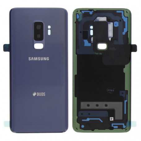 Vitre arrière Samsung Galaxy S9 Plus Duos (G965FD) Corail Bleu (Service Pack)