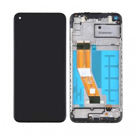 Ecran Samsung Galaxy A11 (A115F) Noir with Frame (Service Pack)